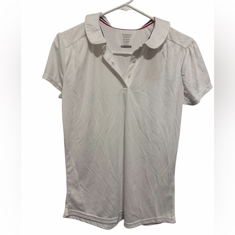 French Toast Women's Classic White Button Down Shirt